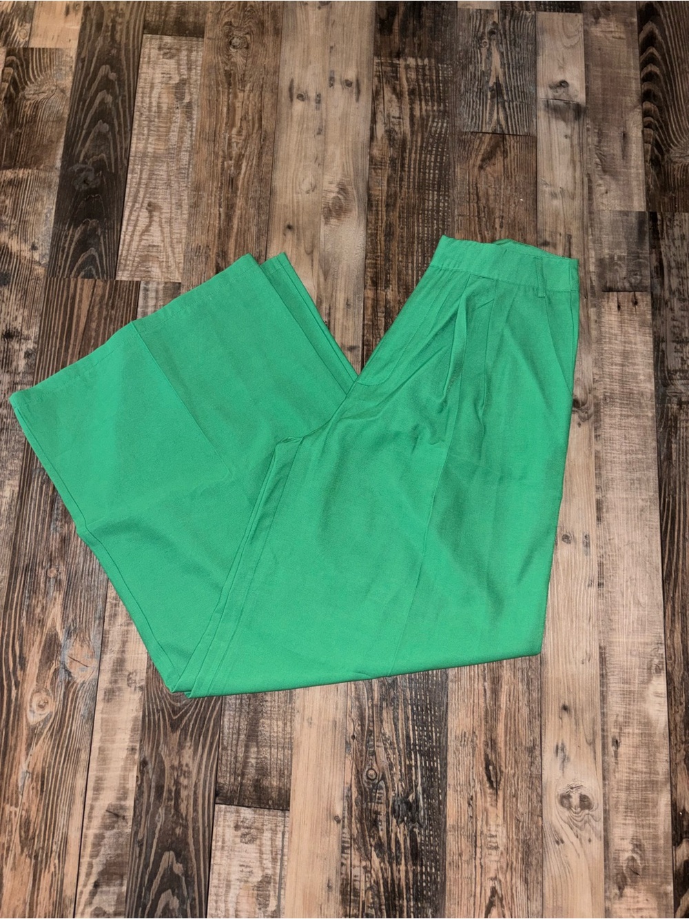 VICI Green High Waisted Wide Leg Pants Medium